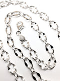 Sterling Silver 925 Italy Link Chain 18" Long 11.6 grams. Jewelry