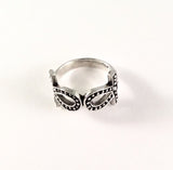 Sterling Silver Ankh Ring. R040211 Size About 8 & 1/2