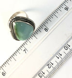 Native American Sterling Silver Jewelry Navajo Royston Turquoise Ring Size 8