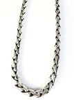 Thick Graduated Indonesian Sterling Silver 18” + 2” Adjustable Chain 98.4 grams.