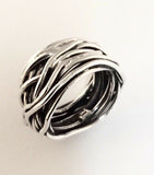 Sterling Silver Wire Band Size About 6&1/2
