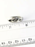 Sterling Silver 925 Oval Hammered Filigree Size 8 Ring R112610 Bali Jewelry