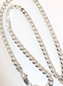 Italian Sterling Silver 925 Italy 16" Link Chain Weighs 21.7 grams. Jewelry