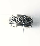 Handmade Sterling Silver 925 Celtic Design Spin Spinner Ring Size 6 & 3/4