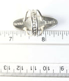 Native American Sterling Silver Navajo Indian Spiny Oyster Shell Ring Size 5