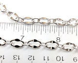 Sterling Silver 925 Italy Link Chain 18" Long 11.6 grams. Jewelry