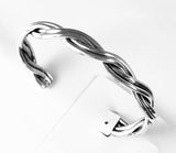 Native American Sterling Silver Navajo Indian C111102 Braided Cuff 19.8 grams
